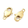Brass Lobster Claw Clasps KK-D229-14MG-01-2