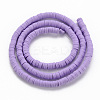 Handmade Polymer Clay Bead Strands CLAY-T002-4mm-57-2