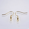 Brass Earring Hooks KK-F737-42G-RS-1