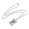 Non-Tarnish 304 Stainless Steel Tarot Pendant Necklaces NJEW-A026-01P-08-3