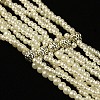 (Jewelry Parties Factory Sale)Acrylic Pearl Beaded Multi-strand Necklaces NJEW-D135-1-2