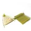 100Pcs Rectangle Organza DIY Craft Drawstring Bags PW-WG69155-38-1