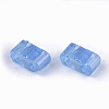 2-Hole Transparent Glass Seed Beads SEED-T004-04B-01-2