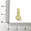 Brass Pave Clear Cubic Zirconia Pendants LS-KK-L238-25G-3