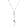 Fashionable 304 Stainless Steel Earphone Pendant Necklaces for Daily Wear IO7350-2
