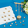 PVD Vacuum Plating 304 Stainless Steel Stud Earring Findings STAS-UN0016-05A-G-2