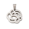 304 Stainless Steel Pendants STAS-P393-02P-1