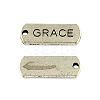 Tibetan Style Alloy Rectangle Pendants TIBEP-Q043-053-RS-1