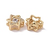 Brass Micro Pave Clear Cubic Zirconia Charms KK-G420-07G-4