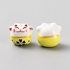 Handmade Porcelain Beads PORC-WH0006-02A-1