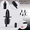 Plastic 32Pcs 2 Style Plastic Wine Pourers & Bottle Cap FIND-CP0002-04-6