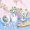 Light Color Series Glass Mosaic Cabochons GLAA-WH0032-10B-4