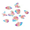 16Pcs 8 Style 430 Stainless Steel Filigree Pendants STAS-BY0001-15-3