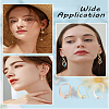 18Pcs 3 Colors Brass Earring Hooks KK-LP0001-54-4