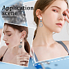304 Stainless Steel Stud Earring STAS-SC0008-71-5