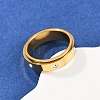 304 Stainless Steel Rhinestone Rotating Finger Rings RJEW-A074-01A-G-1
