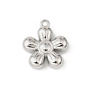304 Stainless Steel Pendants STAS-F327-02D-P-1