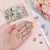 100Pcs 10 Style Tibetan Style Alloy Charms FIND-GO0003-93-3