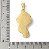 PVD Vacuum Plating 304 Stainless Steel Pendants STAS-B069-29G-3