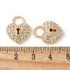 Alloy Crystal Rhinestone Pendants PALLOY-E775-17G-3