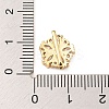 Flower Brass Pave Clear Cubic Zirconia Mutil-Strand Links LS-ZIRC-R021-01D-G-3