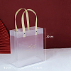 Valentine's Day Transparent Rectangle PVC Plastic Bags PAAG-PW0001-122C-1