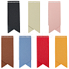 7Pcs 7 Colors PU Leather Bookmarks AJEW-CL0001-21-6