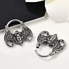 Bat 316 Surgical Stainless Steel Hoop Earrings X-EJEW-G416-31AS-3