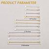 12 Pieces Extension Chain with lobster buckle Sterling Silver Extender Chains Necklace Bracelet Anklet Removable Chain Extenders Charms for DIY Jewelry Making Accessories JX630A-2