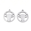 Non-Tarnish 201 Stainless Steel Pendants STAS-S081-011-1