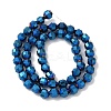 Electroplated Synthetic Non-magnetic Hematite Beads Strands G-I364-L01-05-2