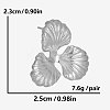 304 Stainless Steel European and American Geometric Flower Stud Earrings FX4766-1-1