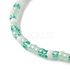 Natural & Synthetic Mixed Gemstone & Glass Seed Beaded Stretch Bracelet for Women BJEW-JB09932-6