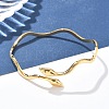 304 Stainless Steel Cuff Bangles for Women AJEW-P127-06G-2