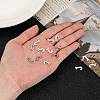 Tarnish Resistant 304 Stainless Steel Letter Charms STAS-O072-J-4