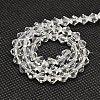 Imitate Austrian Crystal Bicone Glass Beads Strands X-GLAA-F029-6x6mm-13-2