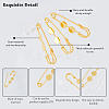 20Pcs 2 Colors Brass Safety Pins Brooch Findings KK-FH0007-85B-6