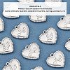Mother's Day 304 Stainless Steel Pendants STAS-UN0039-84-5