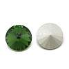 Pointed Back Glass Rhinestone Cabochons RGLA-T086-8mm-20-2