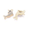 Rack Plating Alloy Rhinestone Pendants PALLOY-T091-23A-G-2