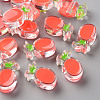Transparent Enamel Acrylic Beads TACR-S155-002A-1