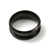 304 Stainless Steel Grooved Finger Ring Settings RJEW-WH0010-08A-EB-2