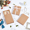 Kraft Paper Storage Gift Drawer Boxes LS-CON-WH0095-56B-4