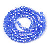 Imitation Jade Electroplate Glass Beads Strands EGLA-A039-J2mm-B04-3