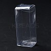 Rectangle Transparent Plastic PVC Box Gift Packaging CON-F013-01A-1