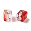 Two Tone Transparent Glass Beads GLAA-NH0001-03A-2