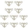 10 Bags Alloy Magnetic Clasps with Loops FIND-FS0004-88P-1