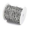 Tarnish Resistant 304 Stainless Steel Paperclip Chains CHS-F012-05P-3