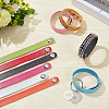 10Pcs 10 Colors Adjustable Leather Cord Bracelets Set for Women BJEW-NB0001-10-5