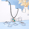 Alloy Open Back Bezel Big Pendants PALLOY-TA0021-02P-7